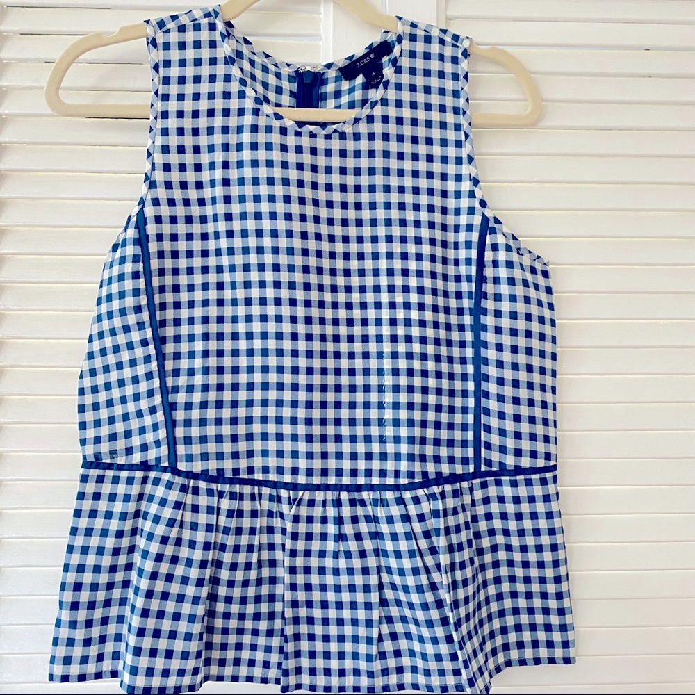 Jcrew Peplum Top